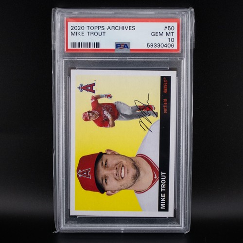 2020 Topps Archives Mike Trout #50 card