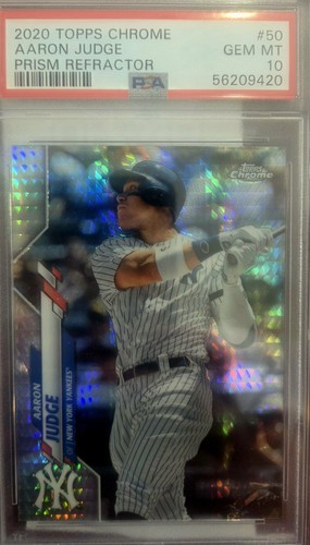 2020 Topps Chrome Aaron Judge [Prism Refractor] #50 card