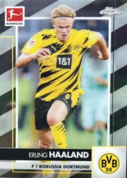 2020 Topps Chrome Bundesliga Erling Haaland #32 card