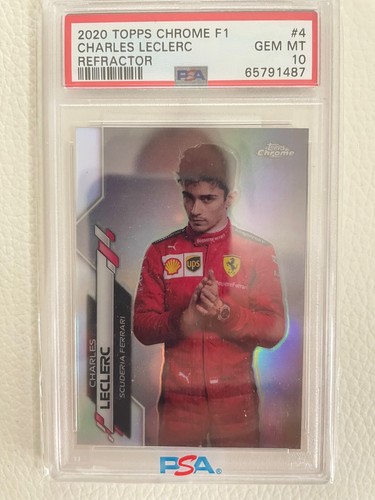 2020 Topps Chrome Formula 1 Charles Leclerc [Refractor] #4 card