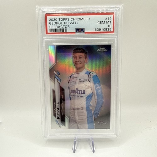 2020 Topps Chrome Formula 1 George Russell [Refractor] #19 card
