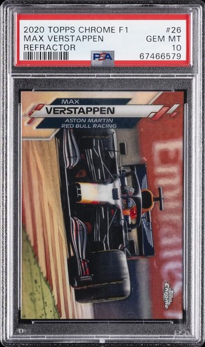 2020 Topps Chrome Formula 1 Max Verstappen [Refractor] #26 card