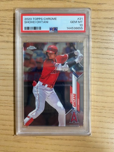 2020 Topps Chrome Shohei Ohtani #21 card