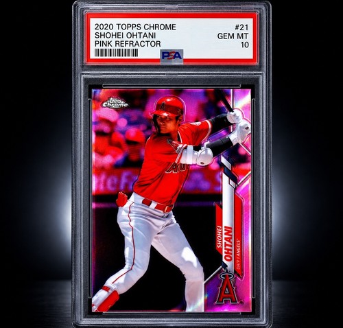 2020 Topps Chrome Shohei Ohtani [Pink Refractor] #21 card