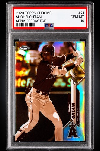 2020 Topps Chrome Shohei Ohtani [Sepia Refractor] #21 card