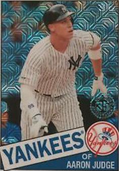 2020 Topps Chrome Silver Pack 1985 Aaron Judge #85C-27 card