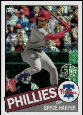 2020 Topps Chrome Silver Pack 1985 Bryce Harper #85C-31 card