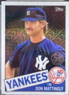 2020 Topps Chrome Silver Pack 1985 Don Mattingly #85C-28 card