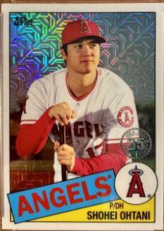 2020 Topps Chrome Silver Pack 1985 Shohei Ohtani #85C-2 card