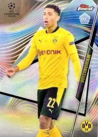 2020 Topps Finest UEFA Champions League Jude Bellingham #6 card