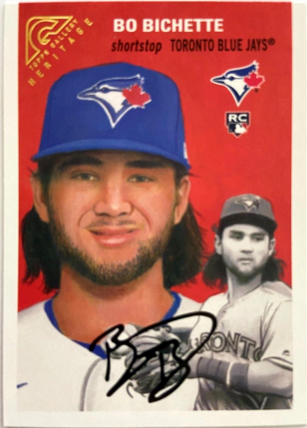 2020 Topps Gallery Heritage Bo Bichette #HT-25 card