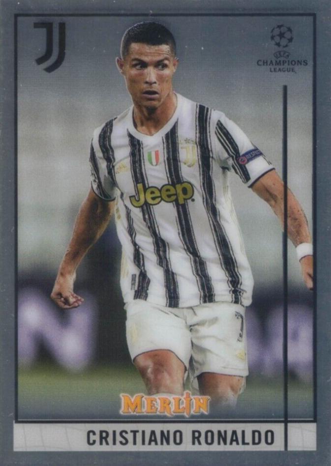 2020 Topps Merlin Chrome UEFA Champions League Cristiano Ronaldo #50 card