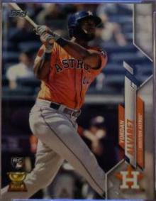 2020 Topps Yordan Alvarez [Gold] #276 card