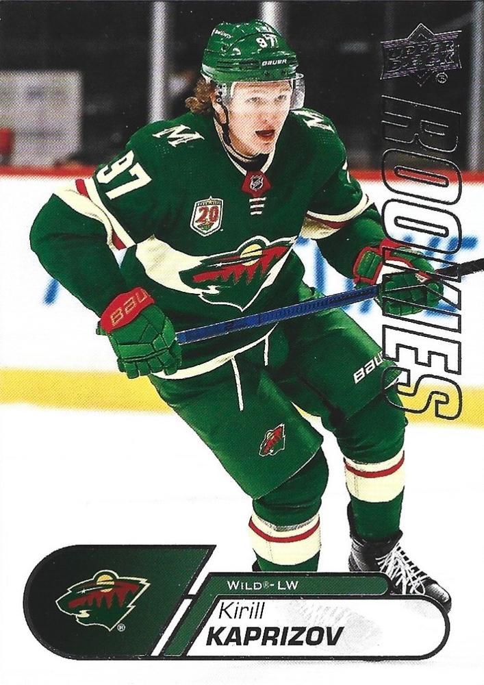 2020 Upper Deck NHL Star Rookies Box Set Kirill Kaprizov #25 card