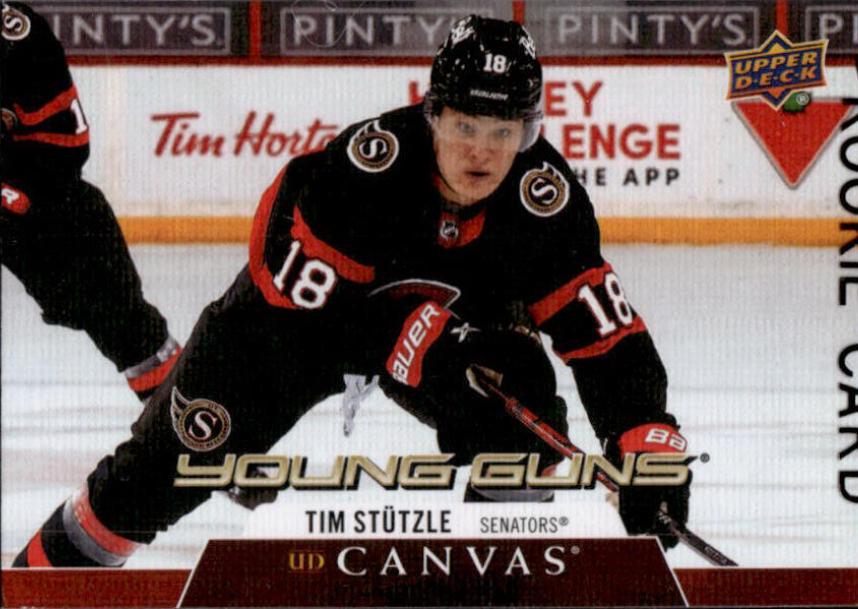 2020 Upper Deck UD Canvas Tim Stutzle #C211 card