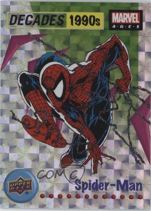 2021 2020 Upper Deck Ages Decades 1990s Spider-Man #D9-10 card