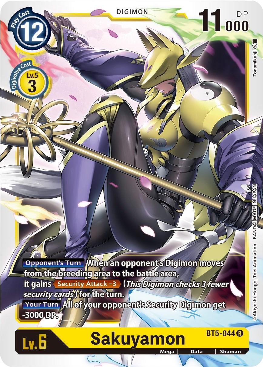 2021 Battle of Omni Sakuyamon #BT5-044 card
