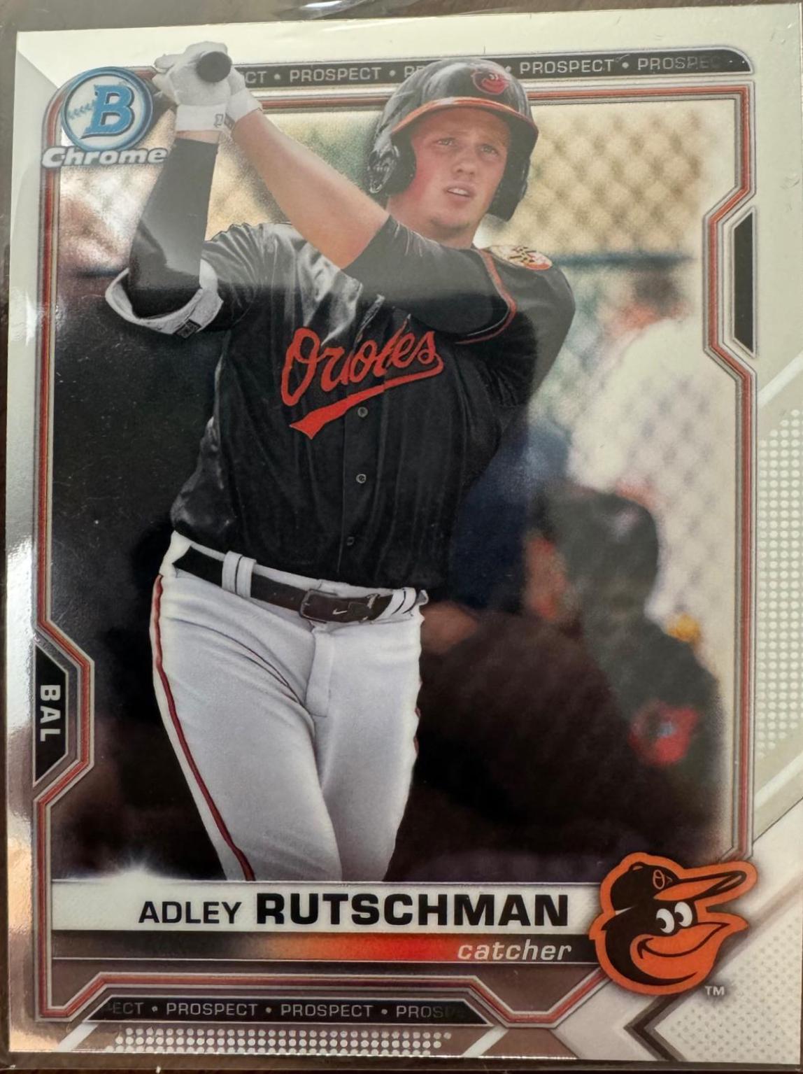 2021 Bowman Chrome Prospects Adley Rutschman #BCP-121 card
