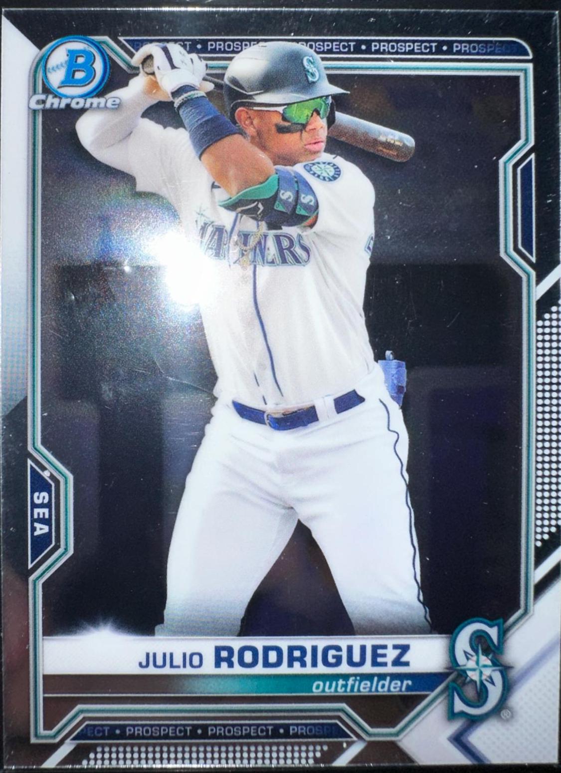 2021 Bowman Chrome Prospects Julio Rodriguez #BCP-86 card
