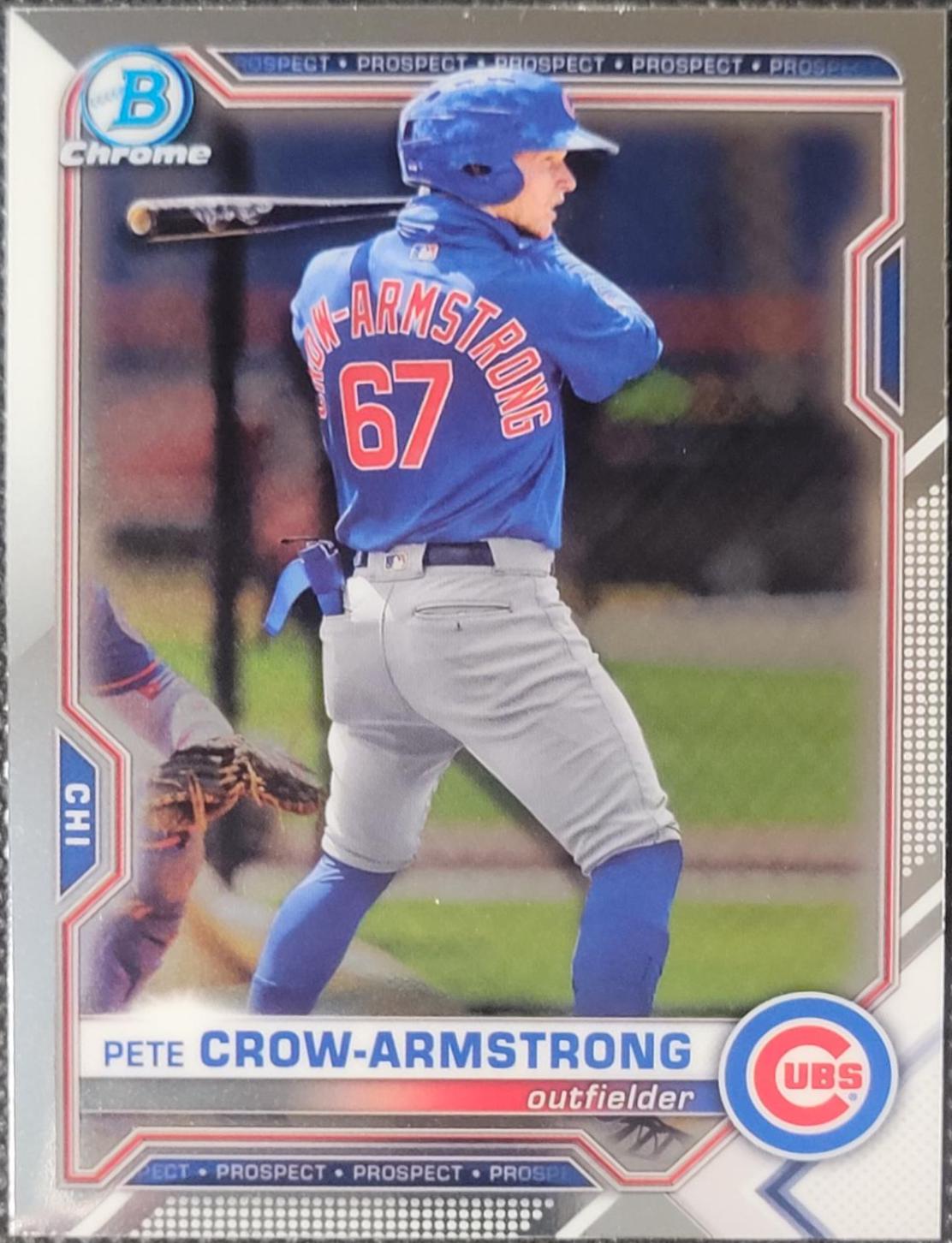 2021 Bowman Draft Chrome Pete Crow Armstrong #BDC-12 card