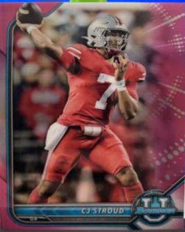 2021 Bowman University CJ Stroud [Pink] #90 card