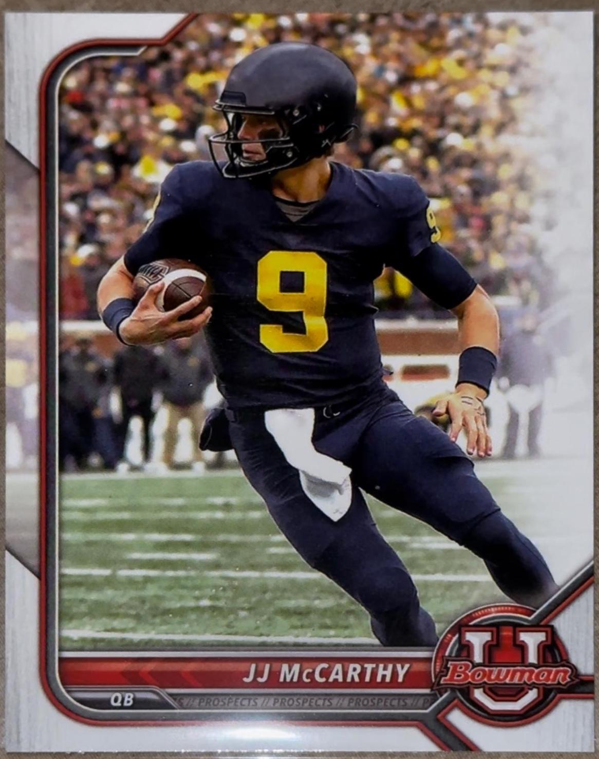 2021 Bowman University JJ McCarthy #79 card