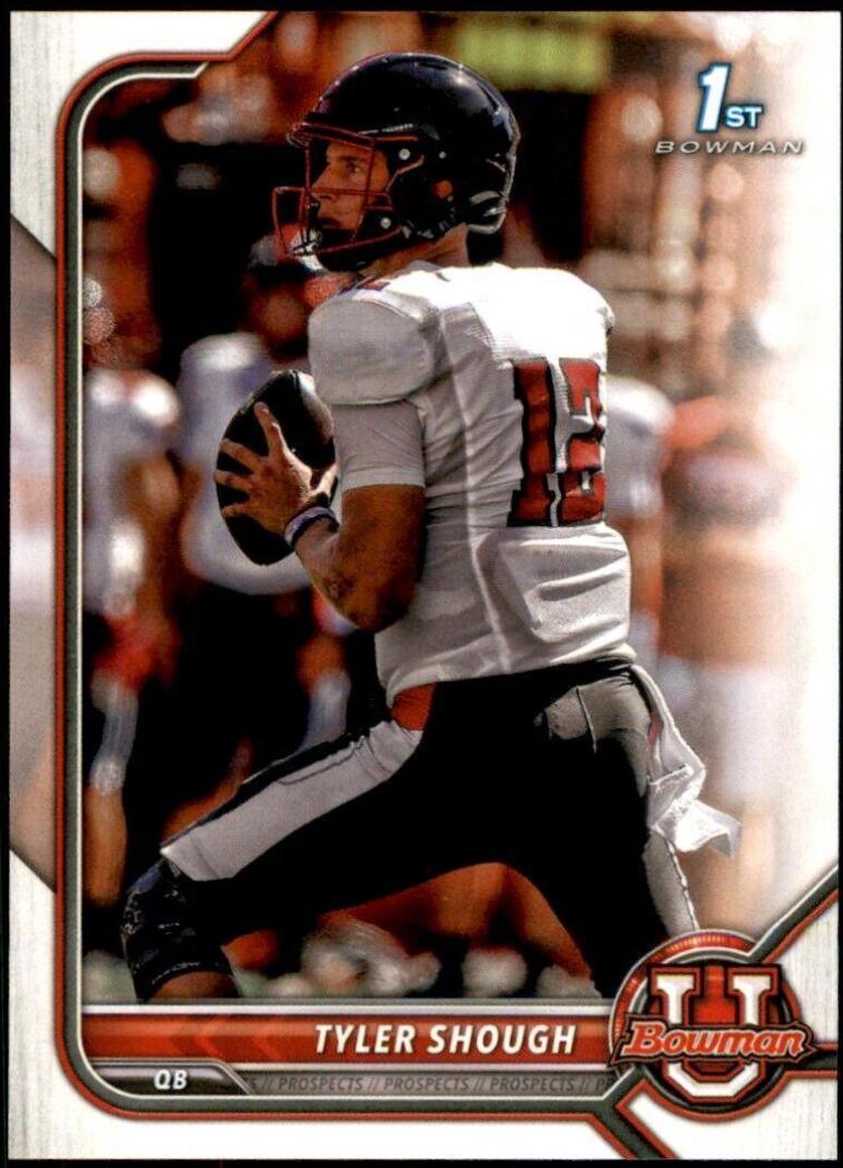 2021 Bowman University Tyler Shough #30 card
