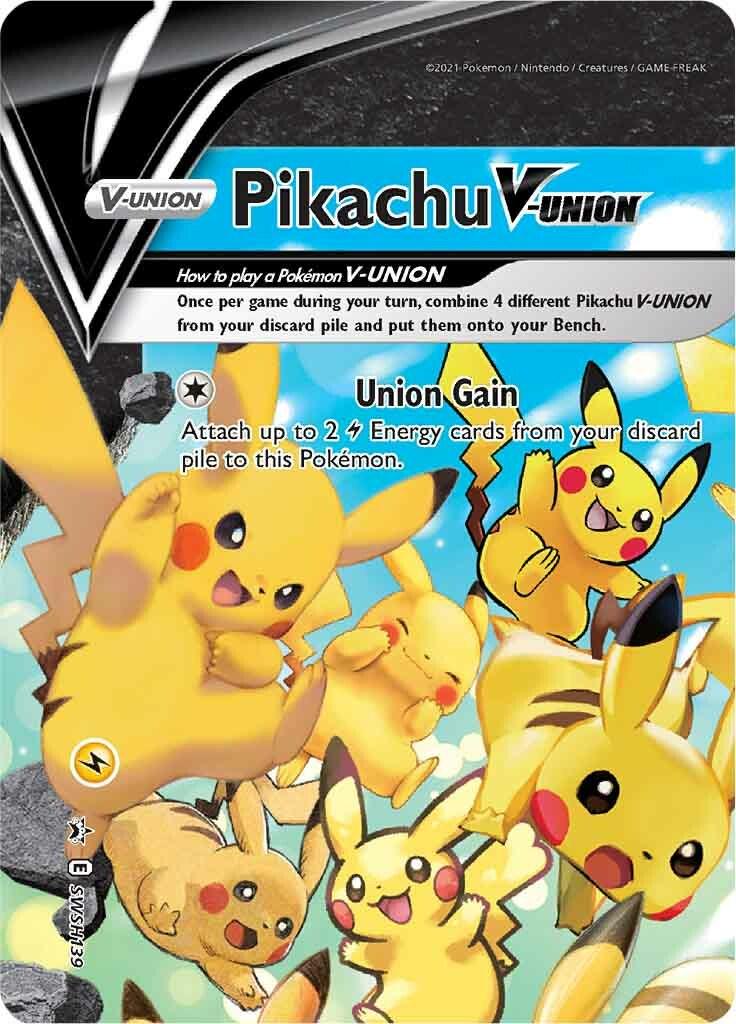 2021 Celebrations Pikachu V Union #SWSH139 card