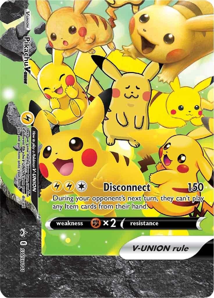2021 Celebrations Pikachu V Union #SWSH141 card