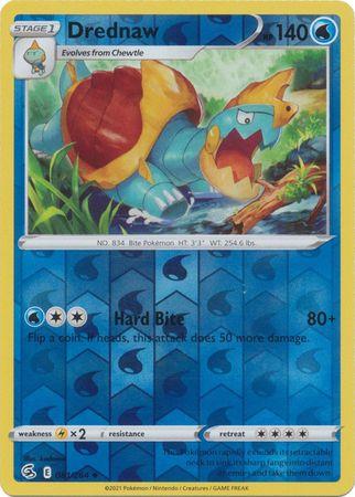 2021 Fusion Strike Drednaw [Reverse Holo] #81 #81 card