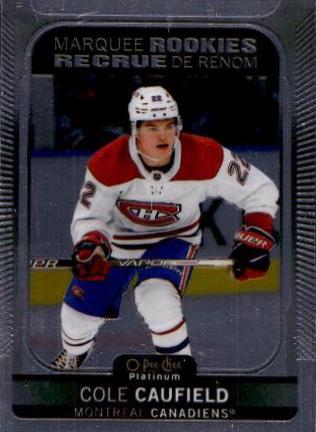 2021 O-Pee-Chee Platinum Cole Caufield #201 card