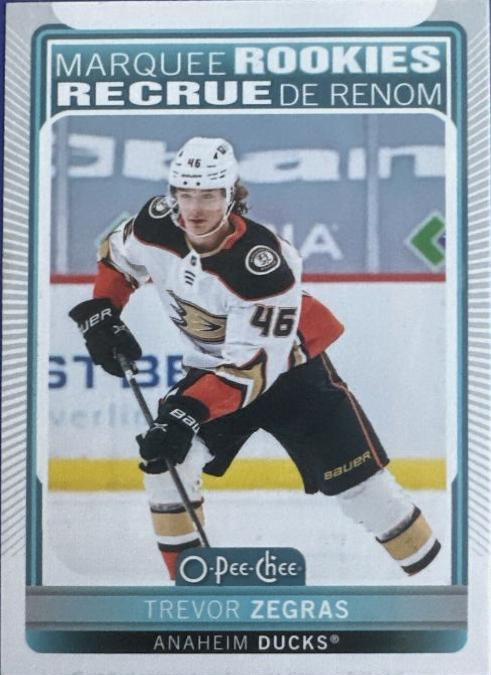 2021 O-Pee-Chee Trevor Zegras #535 card