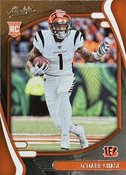 2021 Panini Absolute Ja'Marr Chase #105 card