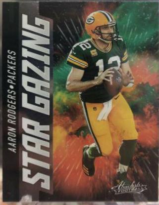 2021 Panini Absolute Star Gazing Aaron Rodgers #SG5 card