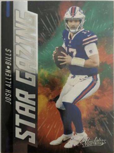 2021 Panini Absolute Star Gazing Josh Allen #SG-4 card
