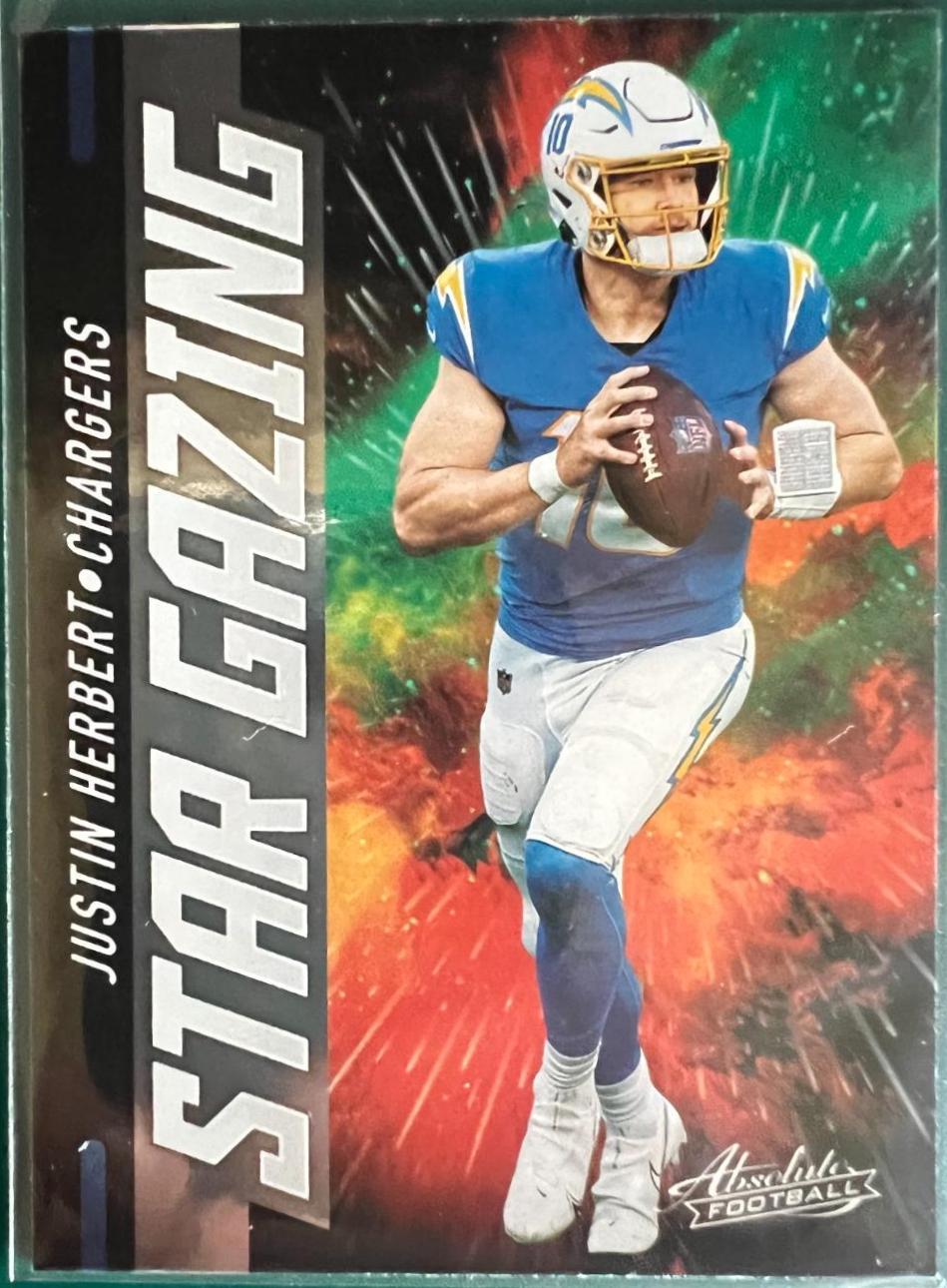 2021 Panini Absolute Star Gazing Justin Herbert #SG6 card