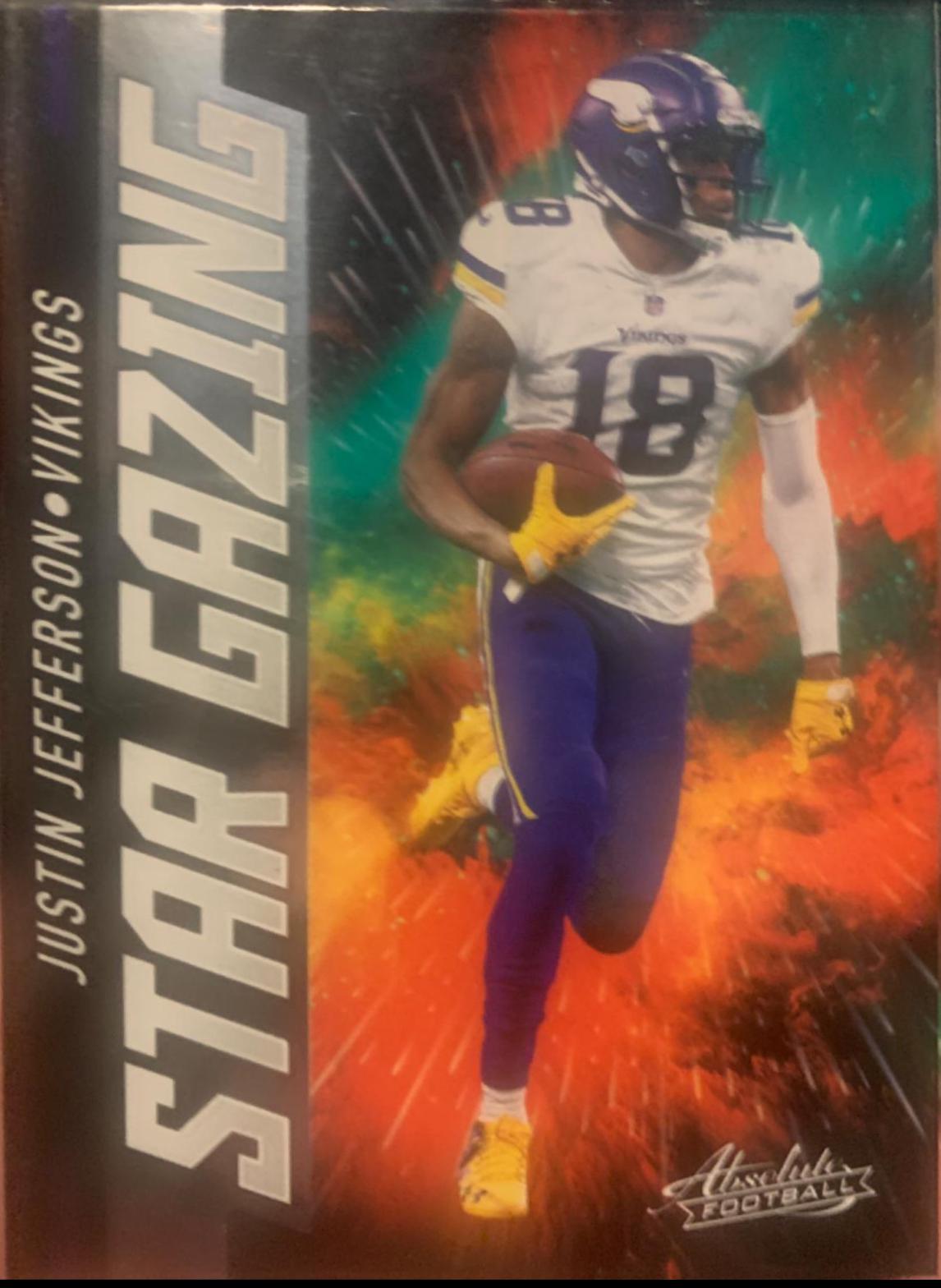 2021 Panini Absolute Star Gazing Justin Jefferson #SG11 card