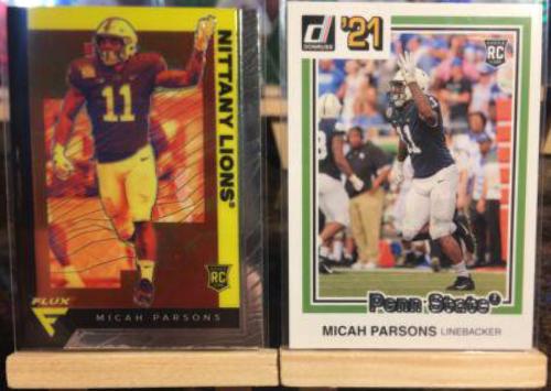 2021 Panini Chronicles Draft Picks Flux Micah Parsons #227 card