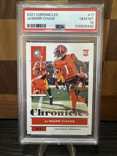 2021 Panini Chronicles Ja'Marr Chase #17 card