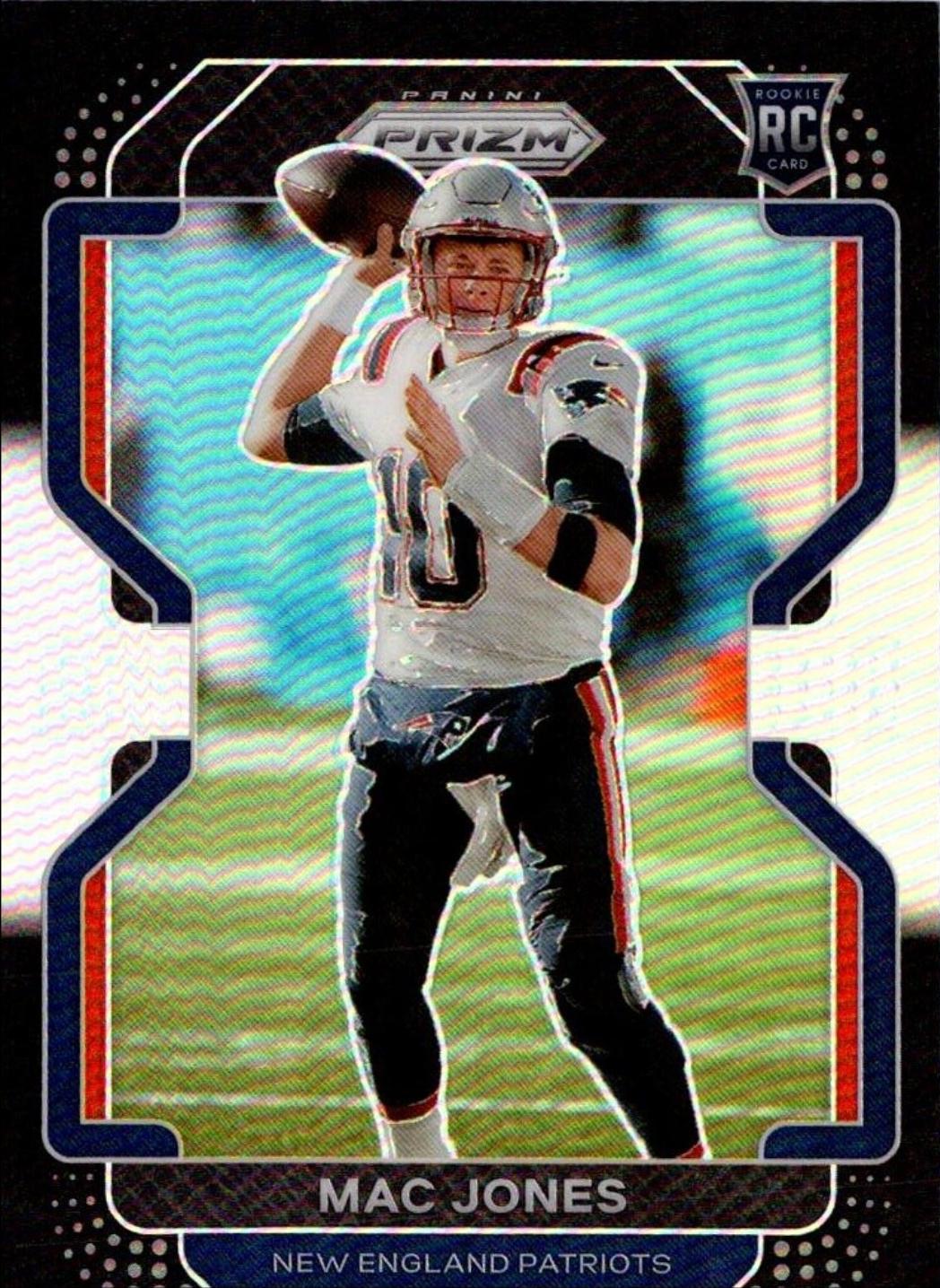 2021 Panini Chronicles Prizm Black Mac Jones [Silver] #PB-5 card