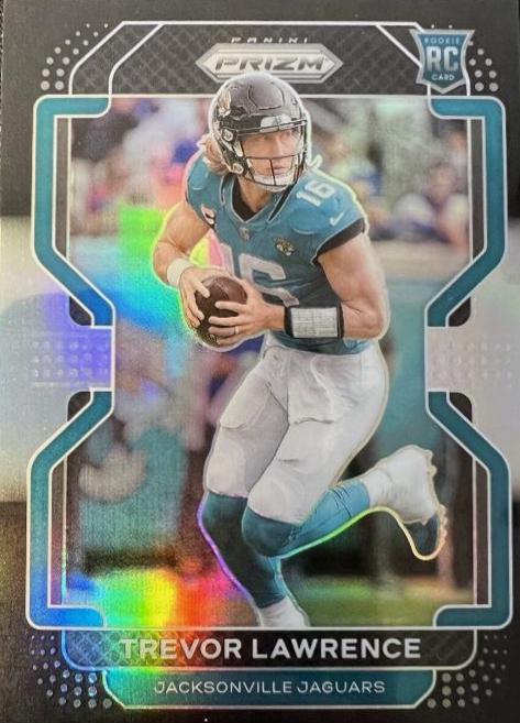 2021 Panini Chronicles Prizm Black Trevor Lawrence [Silver] #PB-1 card