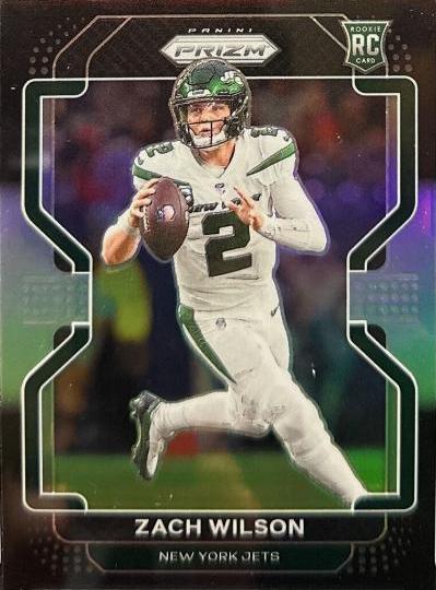 2021 Panini Chronicles Prizm Black Zach Wilson [Silver] #PB-2 card