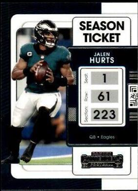2021 Panini Contenders Jalen Hurts #79 card