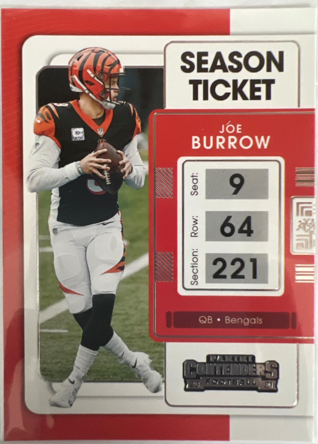 2021 Panini Contenders Joe Burrow #19 card