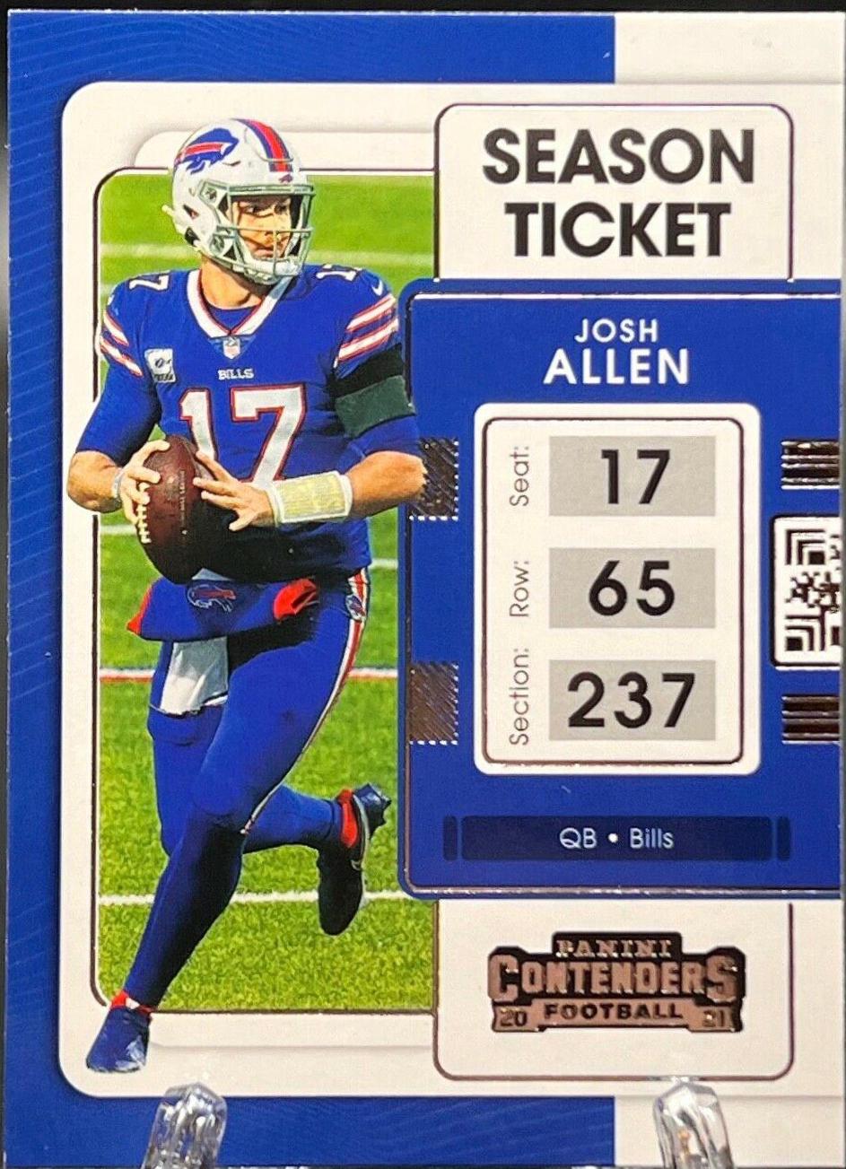 2021 Panini Contenders Josh Allen #10 card