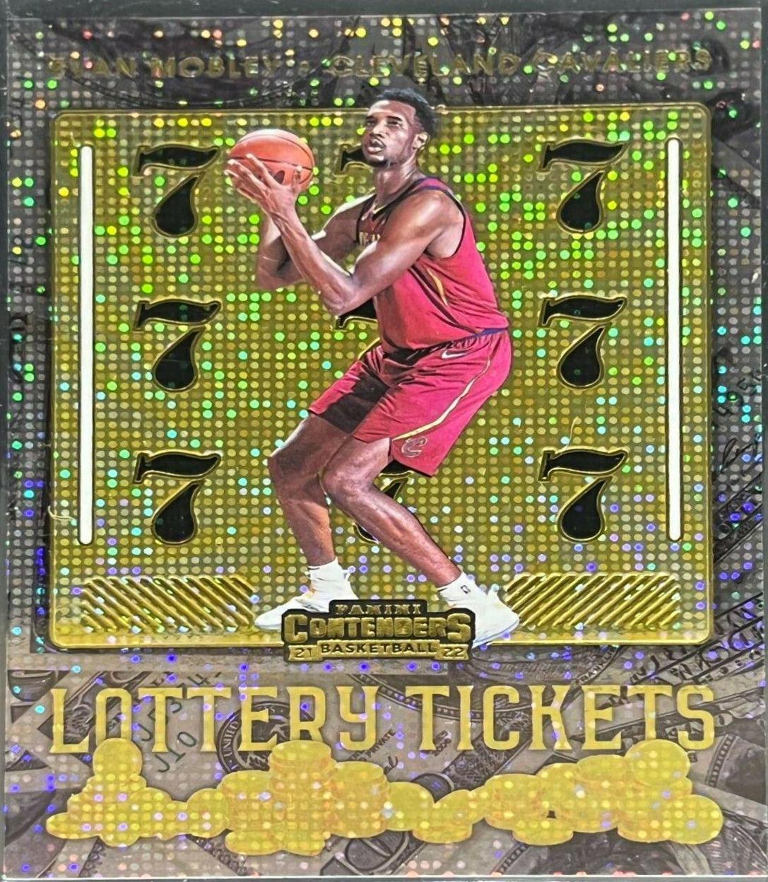 2021 Panini Contenders Lottery Ticket Evan Mobley #3 card