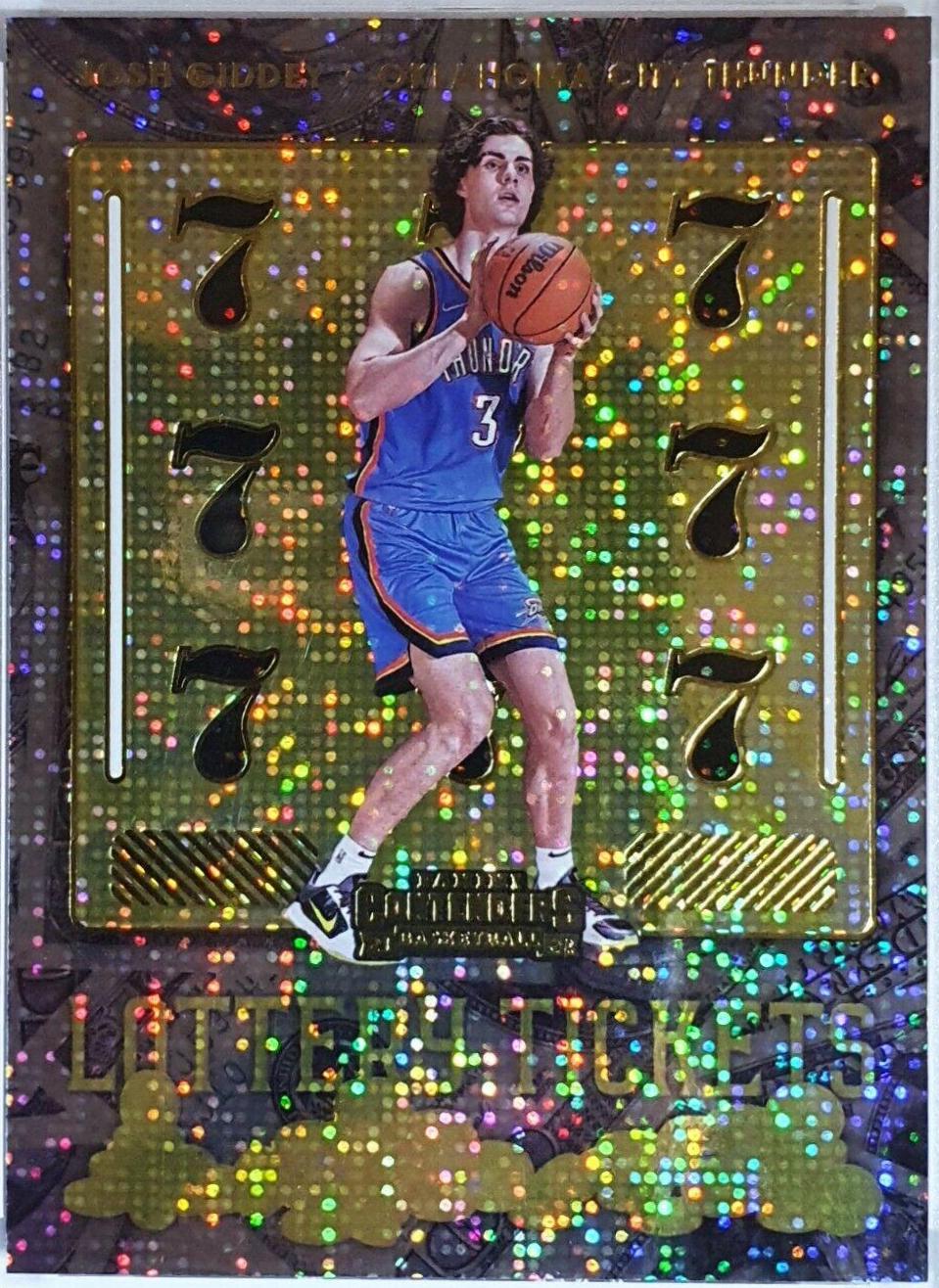 2021 Panini Contenders Lottery Ticket Josh Giddey #6 card