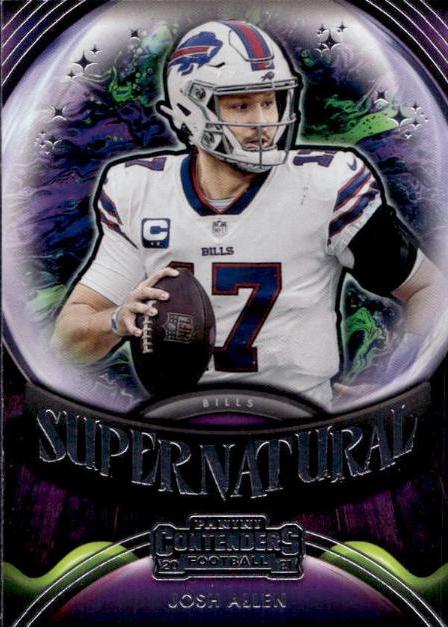 2021 Panini Contenders Supernatural Josh Allen #SN-JAL card