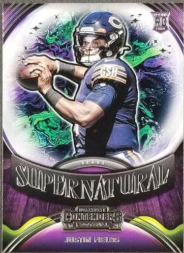 2021 Panini Contenders Supernatural Justin Fields #SN-JFI card