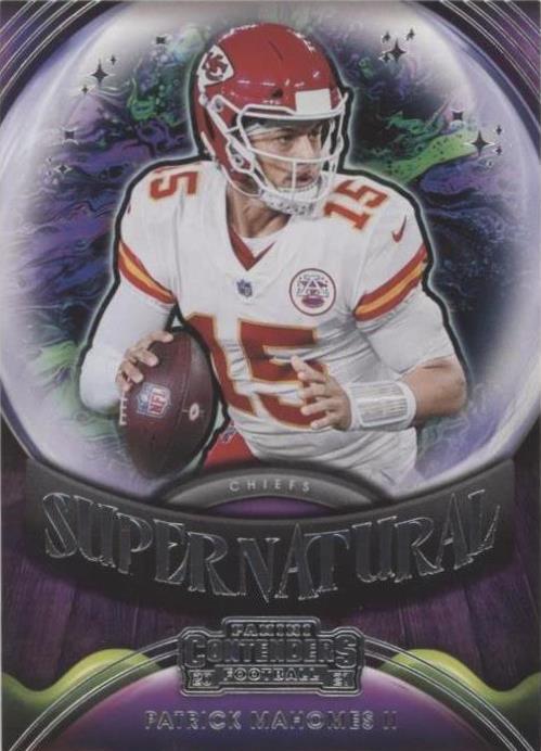 2021 Panini Contenders Supernatural Patrick Mahomes II #SN-PMA card